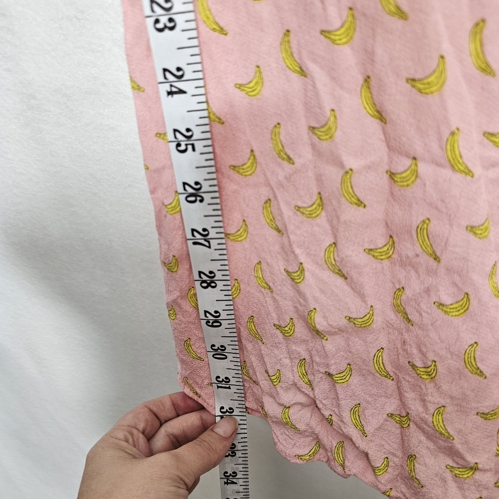 Zara Pink Banana Geometric Print Sleeveless Romper Large - Picture 10 of 12